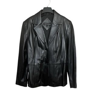 Valerie Stevens Black Leather Jacket